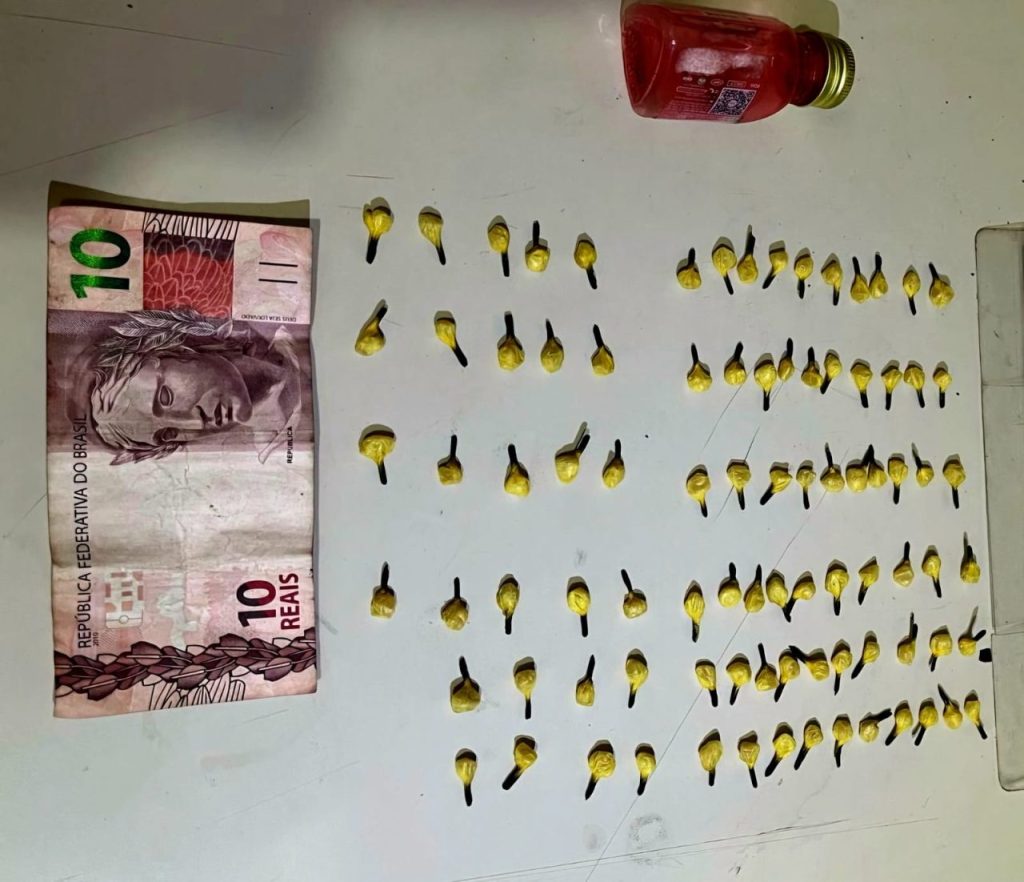 Tráfico de drogas Apreensão de Pedras de Crack Pontal do Paraná