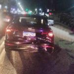 Acidente envolvend um Fiat Cronos e um Honda Civic