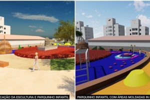 Projeto de revitalização da Praça dos Leões foi contratado em janeiro do ano passado por R$ 88.199,41. Foto: Divulgação/Prefeitura de Paranaguá