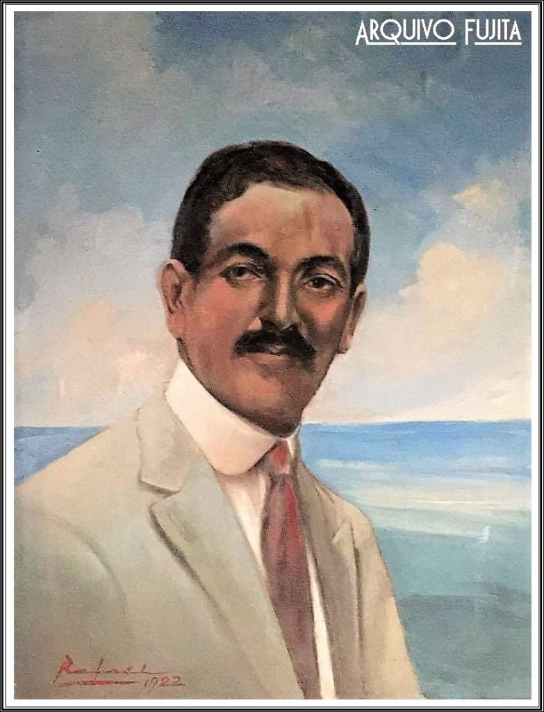 Quadro original de Joaquim Tigre; o prático, que salvou 155 pessoas de um naufrágio, posou para o único registro que está disponível hoje.
