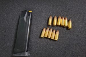 Apreensão carregador e munições