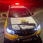Apreensão de espingarda viatura Matinhos noite
