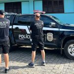 Foragido por roubo capturado pela Polícia Civil em Guaratuba