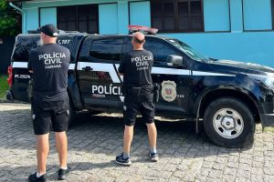 Foragido por roubo capturado pela Polícia Civil em Guaratuba