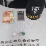 Romu apreensão de drogas no Jardim Esperança