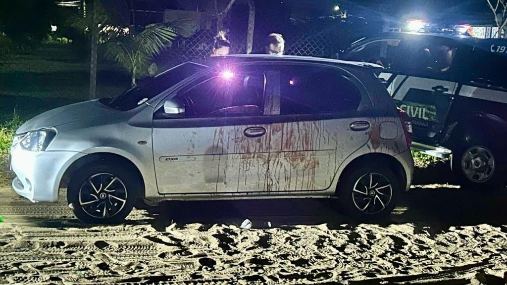 Tentativa de homicídio motorista de aplicativo Guaratuba