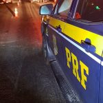 Viatura PRF noite
