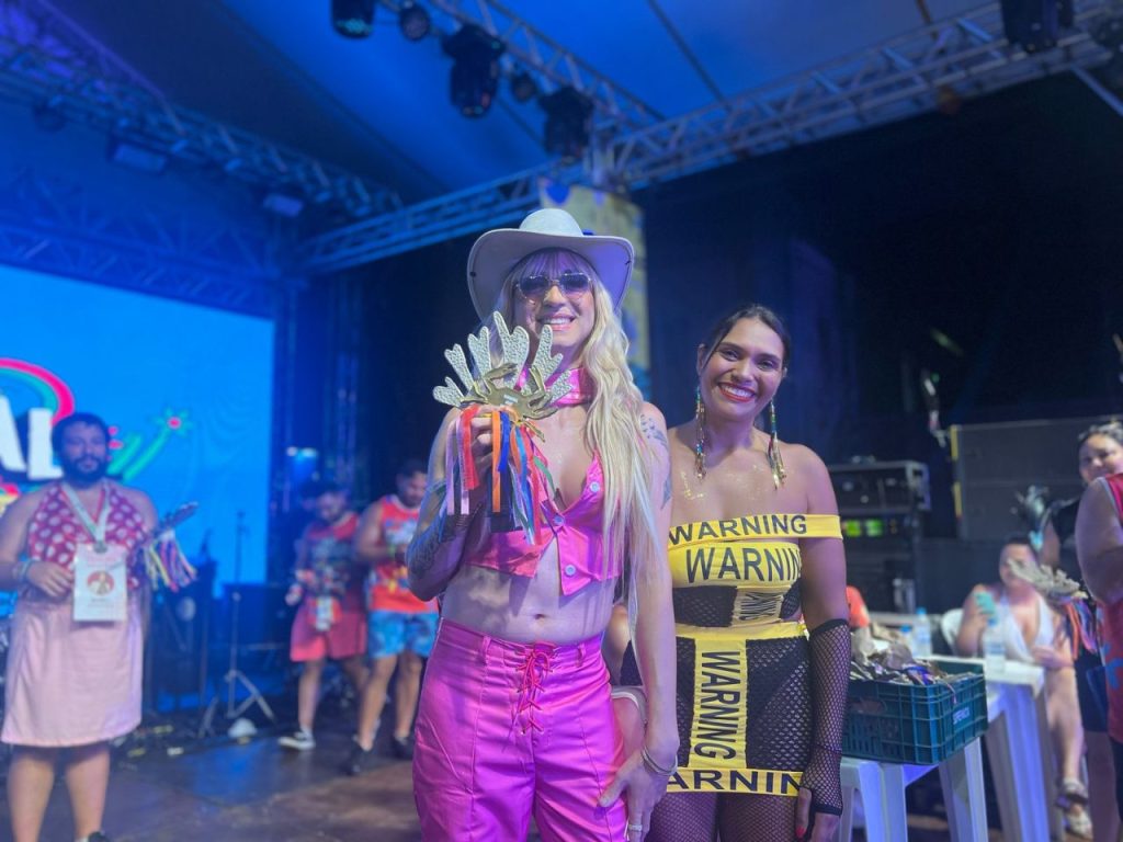 Barbie ficou com a segunda colocação no grupo Charmosas.