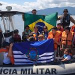 Patrulha Costeira e Escoteiros do Mar em Antonina