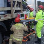 Acidente na PR-508 Colisão de Caminhões