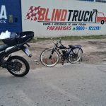 Apreensão de bicicleta motorizada emm Paranaguá