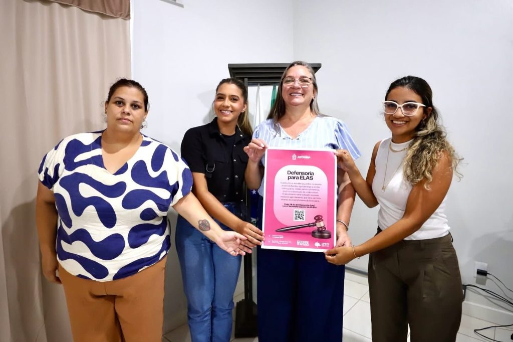 Prefeita Rozane Osaki (PSD) anuncia mutirão da Defensoria Pública no dia 28 de abril, na Secretaria da Mulher.