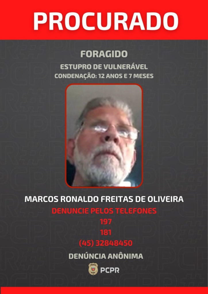 Foragido por Estupro de Vulnerável no Oeste do Paraná 3