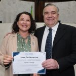 Homenagem secretaria de Saude Pontal