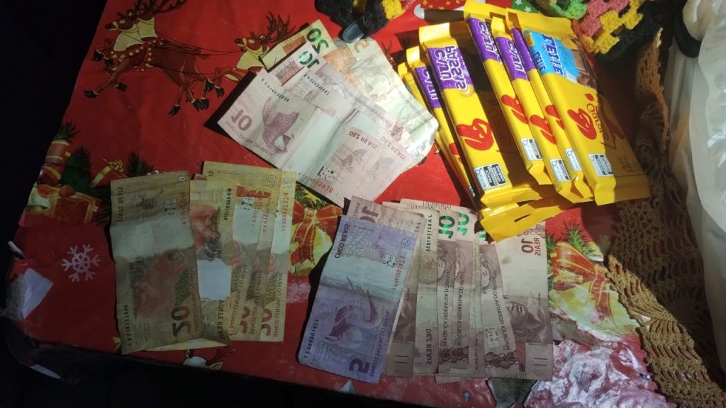Produtos recuperados pela PM