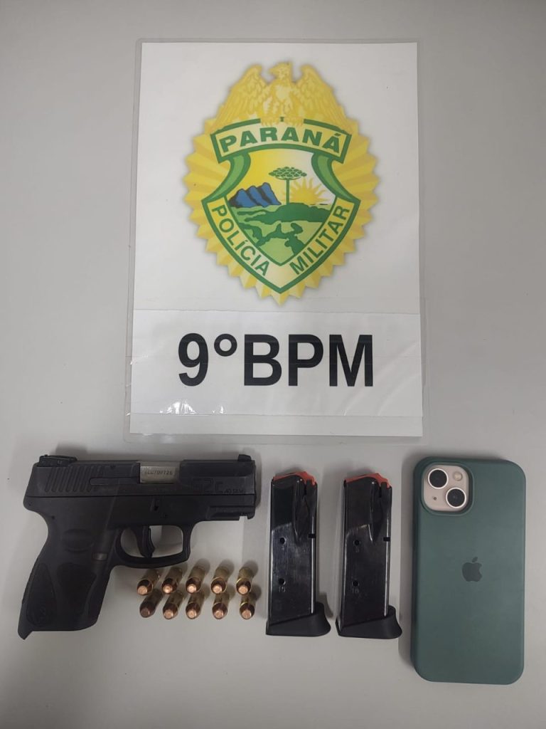Apreensão de arma em Paranaguá