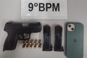 Apreensão de arma em Paranaguá