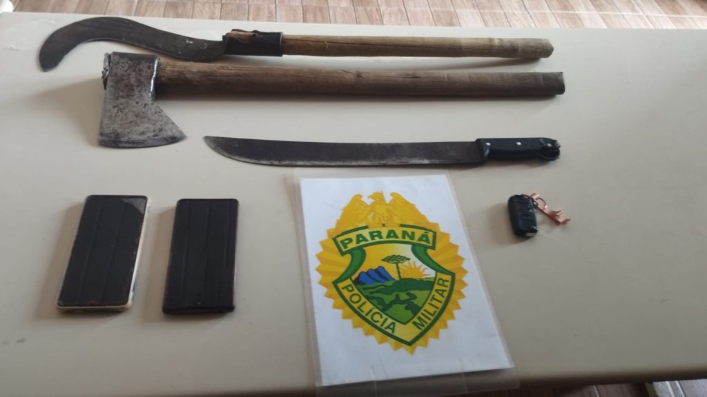 Apreensão de ferramenttas em Pontal do Paraná