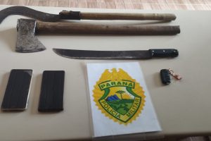 Apreensão de ferramenttas em Pontal do Paraná