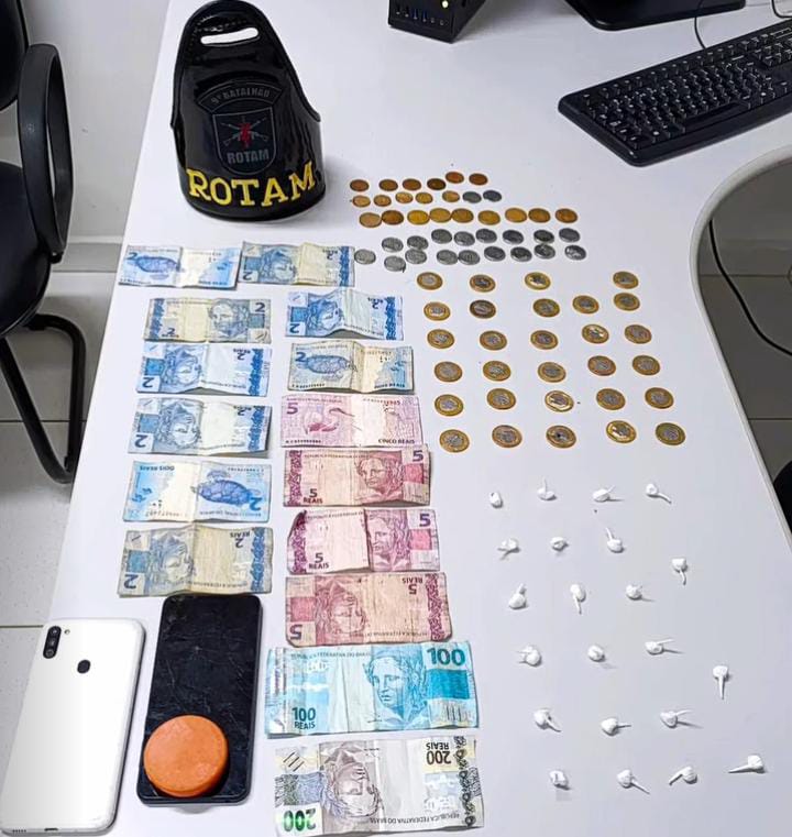 Apreensão drogas Rotam Porto Seguro