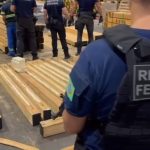 Cocaína em carga de madeira Porto de Paranaguá 5