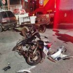 Colisão entre carro e moto 13