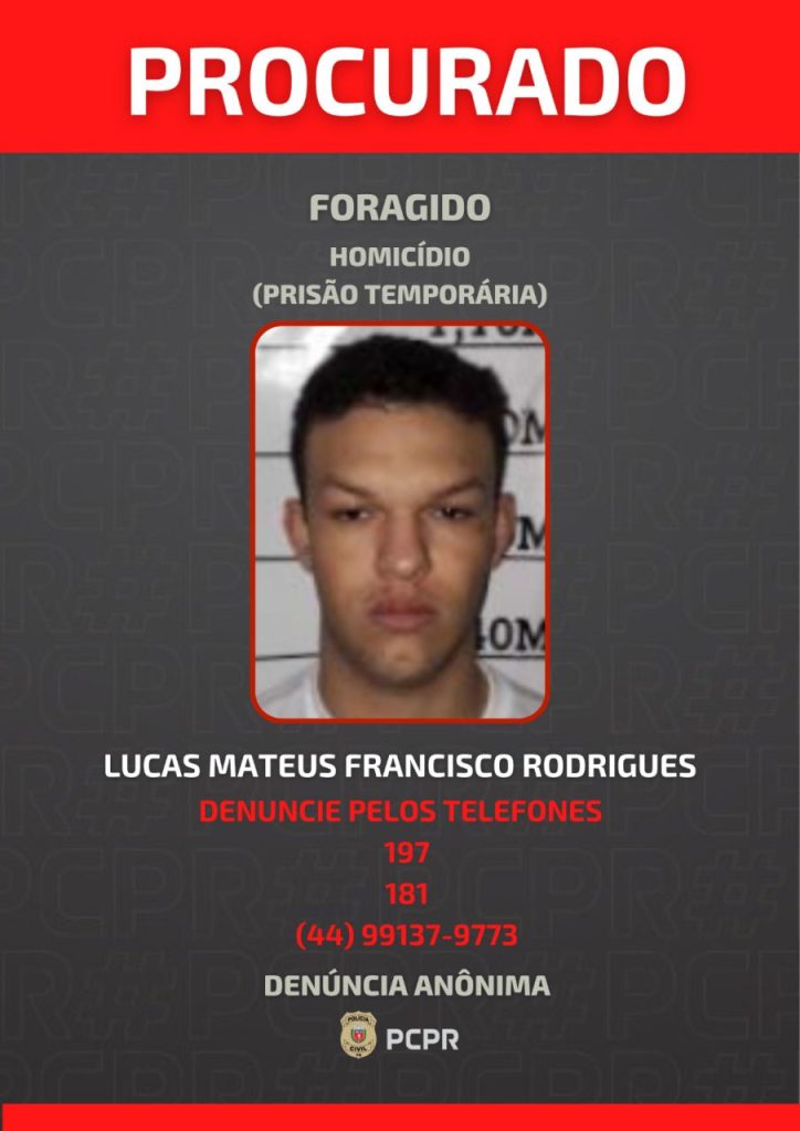 Foragido por homicídio