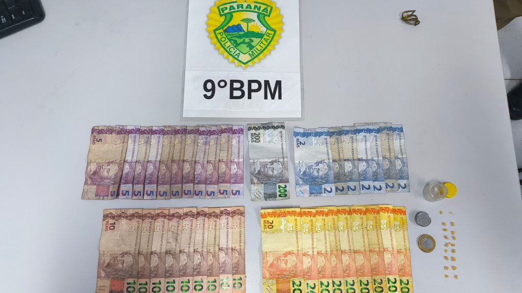 Apreensão de pedras de crack
