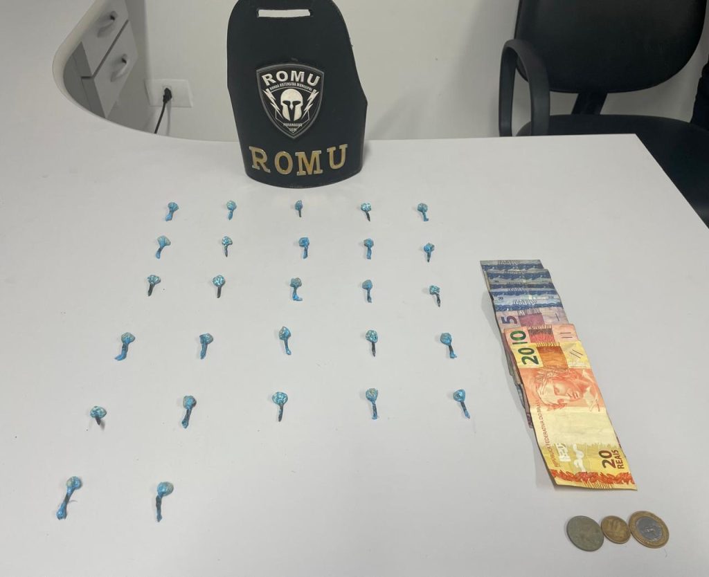Apreensão drogas GCM 1