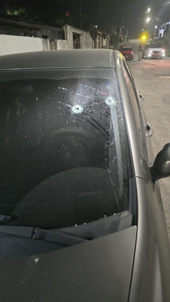Carro alvejado 2