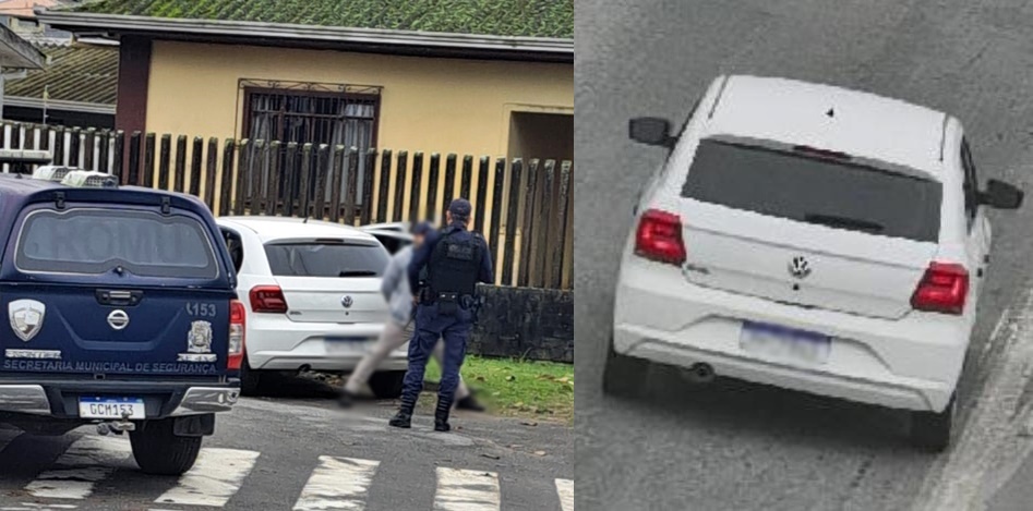 Homem carro furtado Paranagá GCM 3