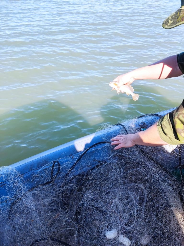 Polícia Ambiental apreende outra rede de pesca em Guaratuba (2)
