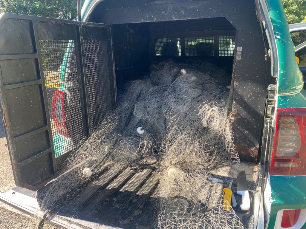 Polícia Ambiental apreende outra rede de pesca em Guaratuba (3)