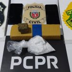 Ação conjunta apreende drogas e celulares na PR-407
