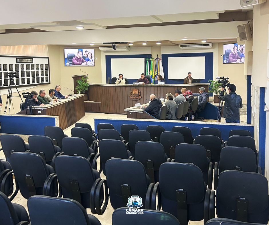 Câmara de Guaratuba concedeu diárias a todos os vereadores da Casa. Foto: Câmara de Guaratuba