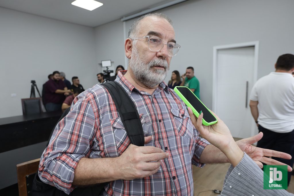 Edson Cezar Aguiar é o presidente do Sindicato dos Operadores Portuários do Estado do Paraná