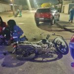 Motociclista fica ferido em colisão no Jardim Guaraituba 1