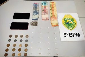 Rapaz é preso por tráfico de drogas ewm Paranaguá após denúncia
