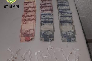 Suspeito de tráfico de drogas preso pela PM em Guaratuba