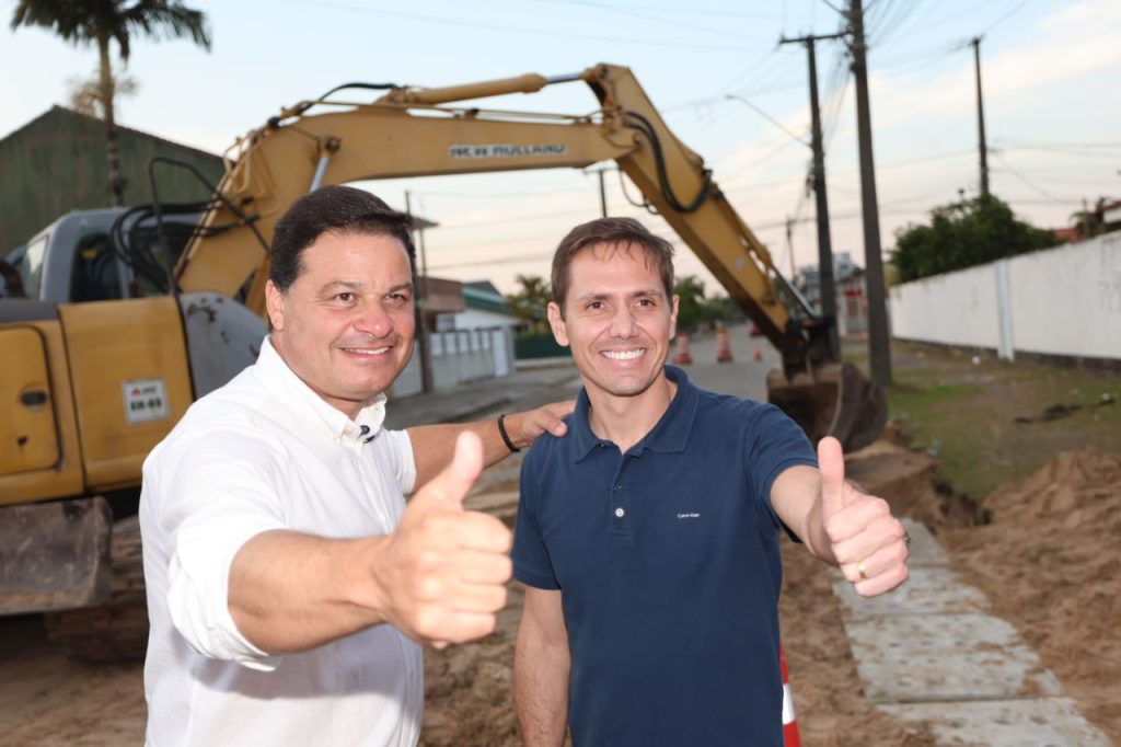 obra Pontal do Parana – foto Prefeitura de Pontal