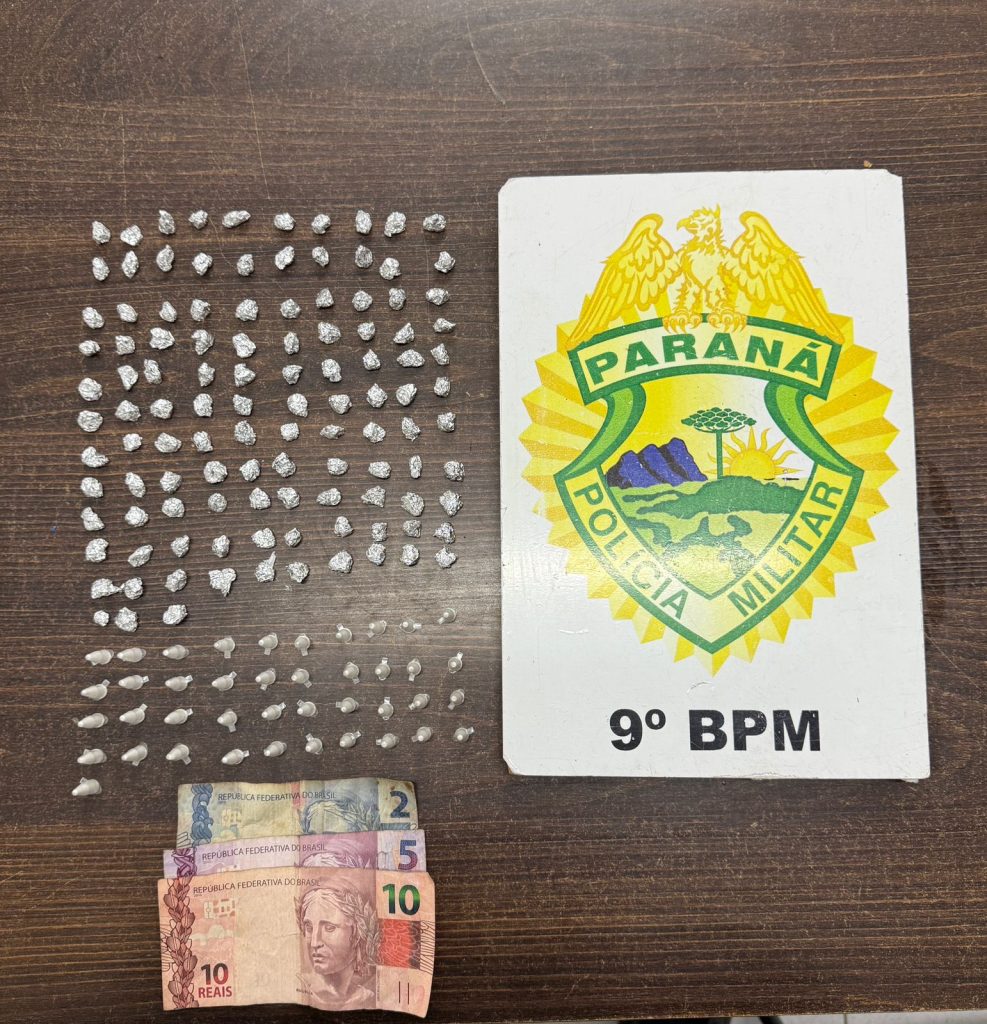 Apreensão de drogada pela PM