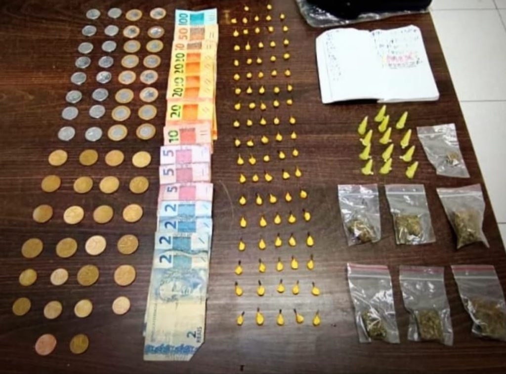 Apreensão de drogas pela PM em Matinhos