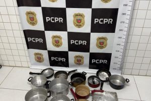Homem é preso após furtar panelas de chácara em Matinhos