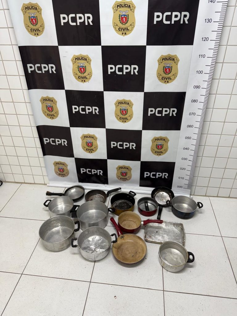 Homem é preso após furtar panelas de chácara em Matinhos