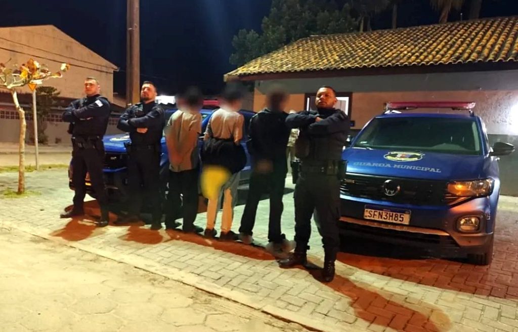 GCM apreensão de drogas em Pontal do Paraná