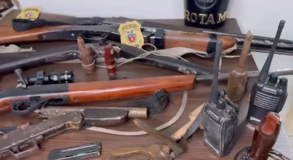 Operação conjunta prende suspeito de caça ilegal em Guaratuba 14