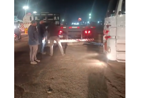 De quem é a responsabilidade? Vídeo mostra condições precárias na via de acesso ao Pátio de Triagem, em Paranaguá