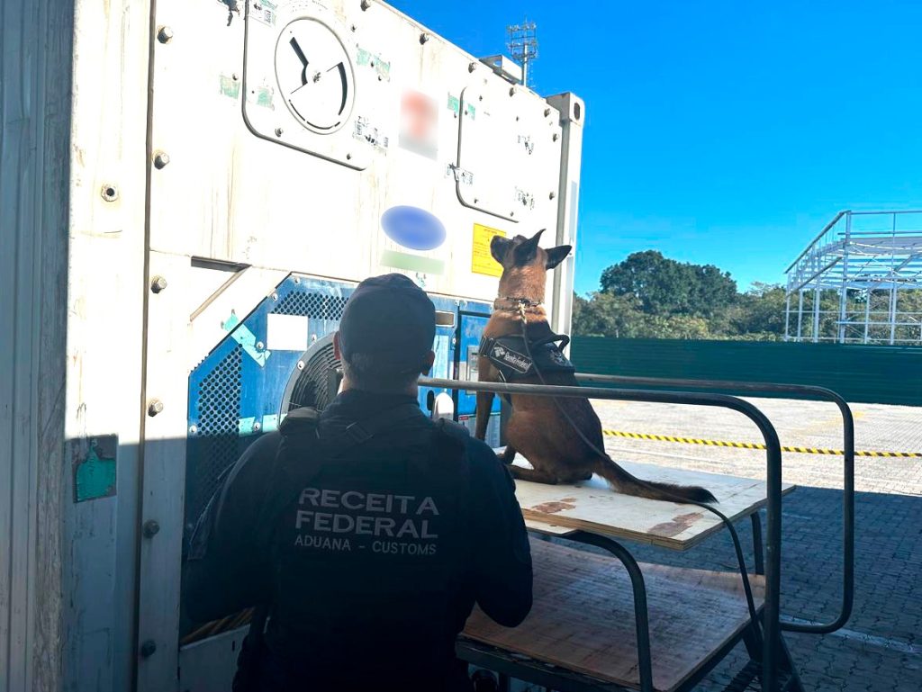 Receita Federal apreende 61 kg de cocaína no Porto de Itapoá