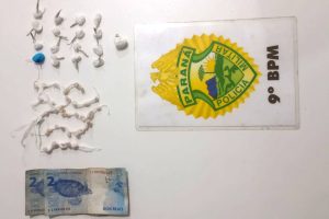 Suspeito de tráfico é perseguido e preso após denúncia