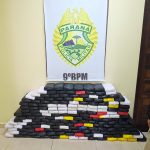 PM apreende 230 kg de cocaína durante ação em Matinhos